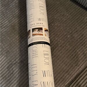 Rae Dunn White Non-Adhesive Shelf Liner